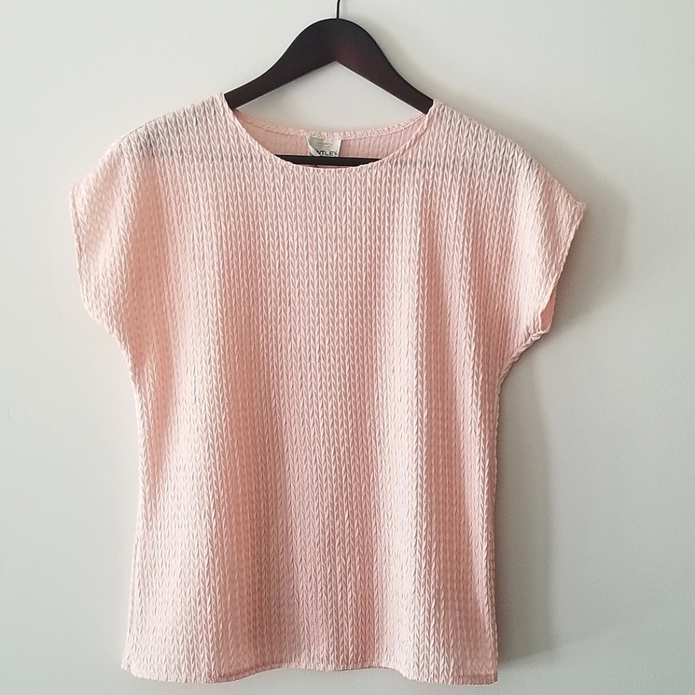 Vintage TR Bentley Pink Shortsleeve Top